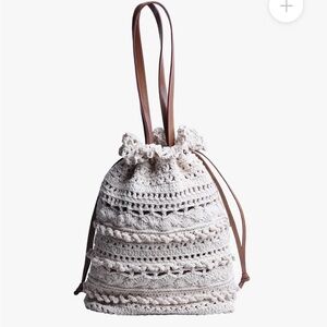 Adriana Castro La Rossy bag crochet large NWOT